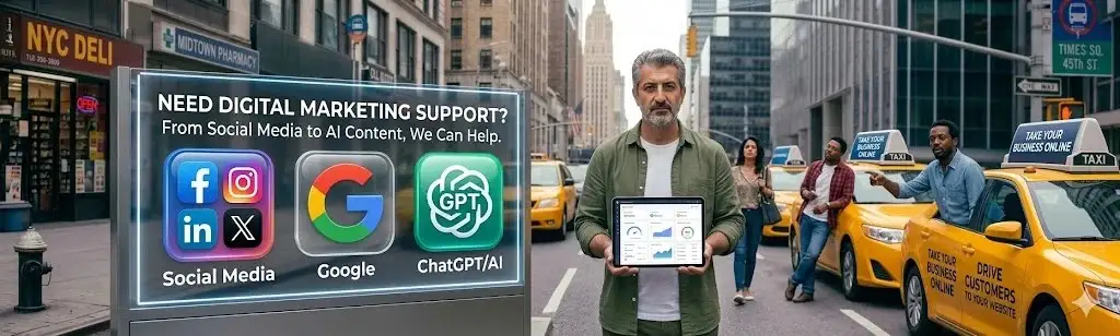 Digital marketing for taxi services