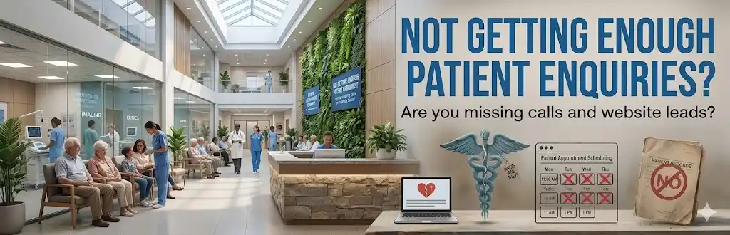 increase hospital patient enquiries online